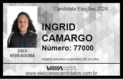 Candidato INGRID CAMARGO 2024 - SALTO - Eleições