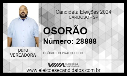 Candidato OSORÃO 2024 - CARDOSO - Eleições