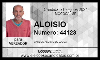 Candidato ALOISIO 2024 - MOCOCA - Eleições