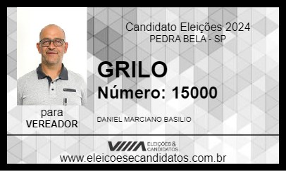 Candidato DANIEL (GRILO) 2024 - PEDRA BELA - Eleições