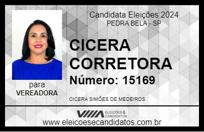 Candidato CICERA CORRETORA 2024 - PEDRA BELA - Eleições