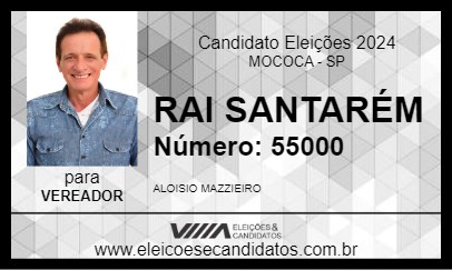 Candidato RAI SANTARÉM 2024 - MOCOCA - Eleições