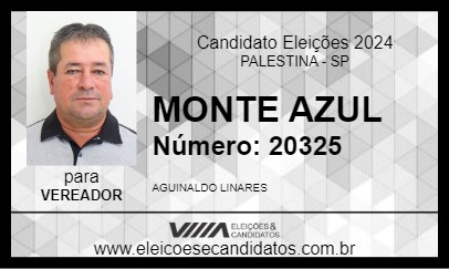 Candidato MONTE AZUL 2024 - PALESTINA - Eleições