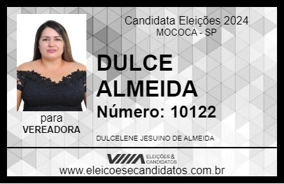 Candidato DULCE ALMEIDA 2024 - MOCOCA - Eleições