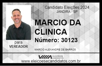 Candidato MARCIO DA CLINICA 2024 - JANDIRA - Eleições