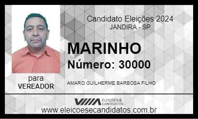 Candidato MARINHO 2024 - JANDIRA - Eleições