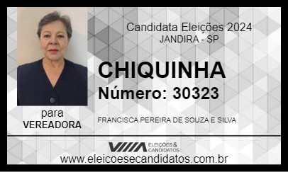 Candidato CHIQUINHA 2024 - JANDIRA - Eleições