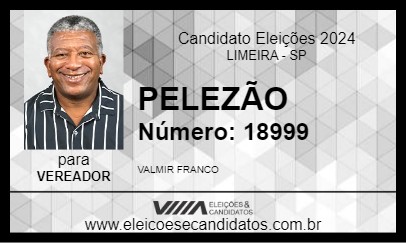 Candidato PELEZÃO 2024 - LIMEIRA - Eleições