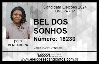 Candidato BEL DOS SONHOS 2024 - LIMEIRA - Eleições