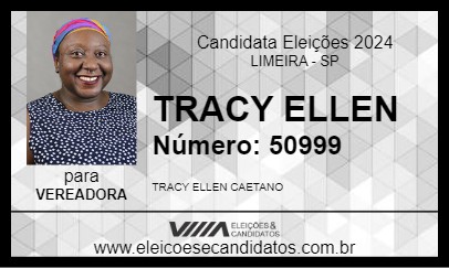 Candidato TRACY ELLEN 2024 - LIMEIRA - Eleições