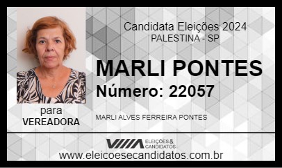 Candidato MARLI PONTES 2024 - PALESTINA - Eleições