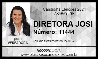 Candidato DIRETORA JOSI 2024 - ARARAS - Eleições