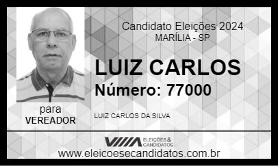 Candidato LUIZ CARLOS  2024 - MARÍLIA - Eleições