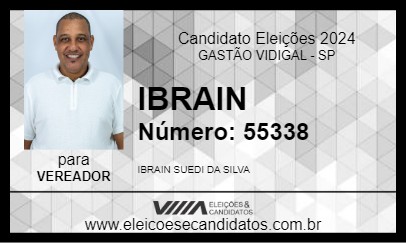 Candidato IBRAIN 2024 - GASTÃO VIDIGAL - Eleições