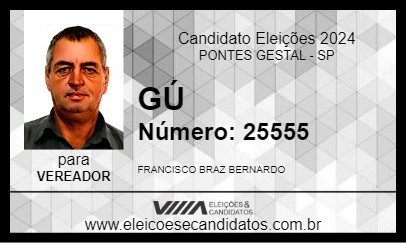 Candidato GÚ 2024 - PONTES GESTAL - Eleições