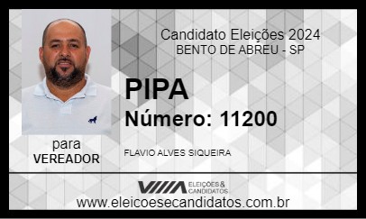 Candidato PIPA 2024 - BENTO DE ABREU - Eleições