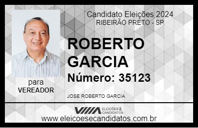 Candidato ROBERTO GARCIA 2024 - RIBEIRÃO PRETO - Eleições