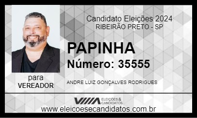 Candidato PAPINHA 2024 - RIBEIRÃO PRETO - Eleições