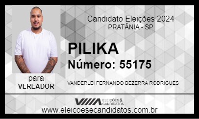 Candidato PILIKA 2024 - PRATÂNIA - Eleições