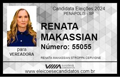 Candidato RENATA MAKASSIAN 2024 - PENÁPOLIS - Eleições