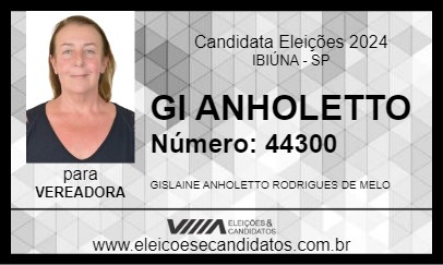 Candidato GI ANHOLETTO 2024 - IBIÚNA - Eleições