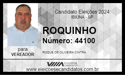 Candidato ROQUINHO 2024 - IBIÚNA - Eleições