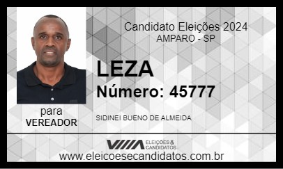 Candidato LEZA 2024 - AMPARO - Eleições