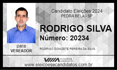 Candidato RODRIGO SILVA 2024 - PEDRA BELA - Eleições