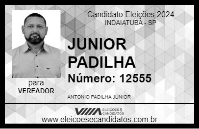 Candidato JUNIOR PADILHA 2024 - INDAIATUBA - Eleições