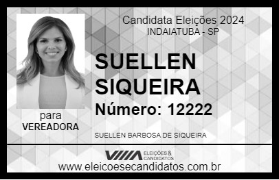 Candidato SUELLEN SIQUEIRA 2024 - INDAIATUBA - Eleições