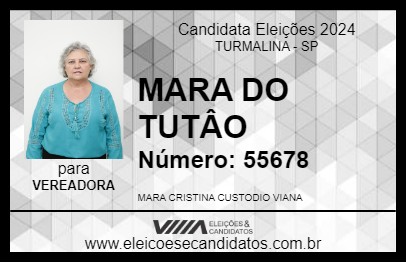 Candidato MARA DO TUTÂO 2024 - TURMALINA - Eleições