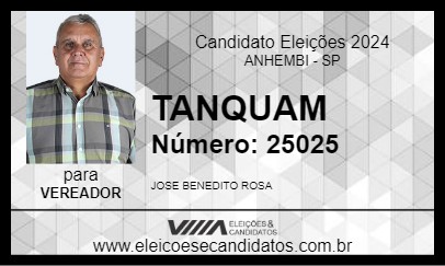 Candidato TANQUAM 2024 - ANHEMBI - Eleições