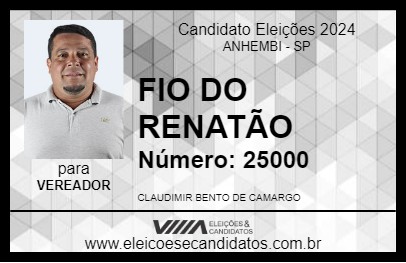 Candidato FIO DO RENATÃO 2024 - ANHEMBI - Eleições