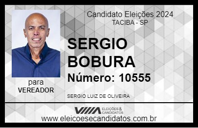 Candidato SERGIO BOBURA 2024 - TACIBA - Eleições