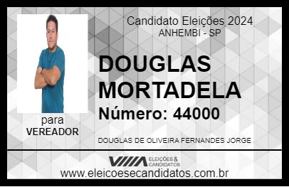 Candidato DOUGLAS MORTADELA 2024 - ANHEMBI - Eleições