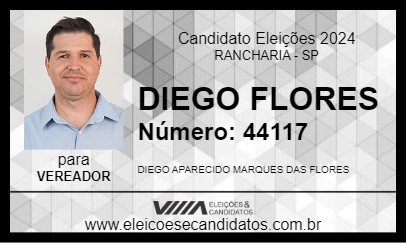 Candidato DIEGO FLORES 2024 - RANCHARIA - Eleições