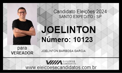 Candidato JOELINTON 2024 - SANTO EXPEDITO - Eleições