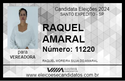 Candidato RAQUEL AMARAL 2024 - SANTO EXPEDITO - Eleições