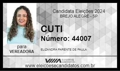 Candidato CUTI 2024 - BREJO ALEGRE - Eleições