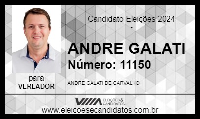 Candidato ANDRE GALATI 2024 - BARRETOS - Eleições