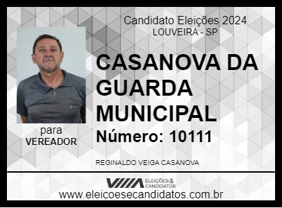 Candidato CASANOVA 2024 - LOUVEIRA - Eleições