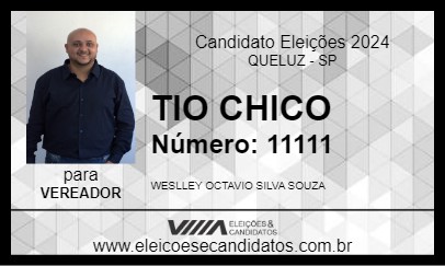 Candidato TIO CHICO 2024 - QUELUZ - Eleições