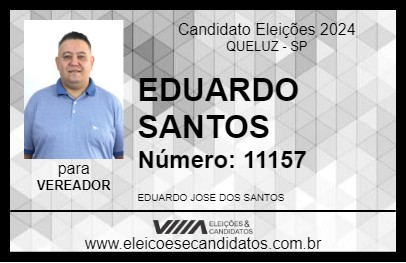 Candidato EDUARDO SANTOS 2024 - QUELUZ - Eleições