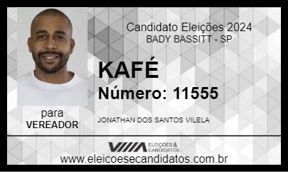 Candidato KAFÉ 2024 - BADY BASSITT - Eleições