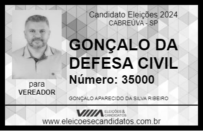 Candidato GONÇALO 2024 - CABREÚVA - Eleições