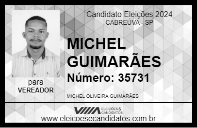 Candidato MICHEL GUIMARÃES 2024 - CABREÚVA - Eleições