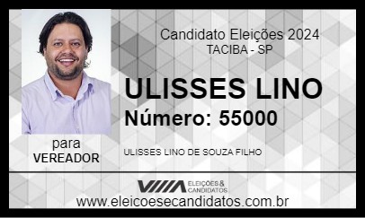 Candidato ULISSES LINO 2024 - TACIBA - Eleições