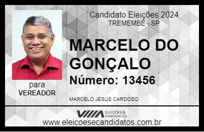 Candidato MARCELO DO GONÇALO 2024 - TREMEMBÉ - Eleições