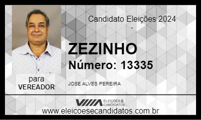 Candidato ZEZINHO 2024 - PIRASSUNUNGA - Eleições