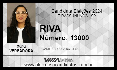 Candidato RIVA 2024 - PIRASSUNUNGA - Eleições